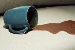 Как вывести пятно от кофе