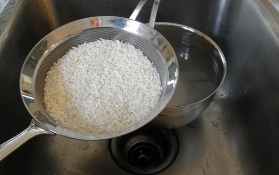 Как промыть рис